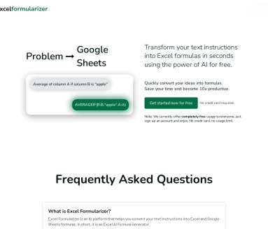 Excel Formularizer